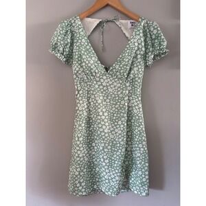 Princess Polly babydoll dress dainty green flowers 4